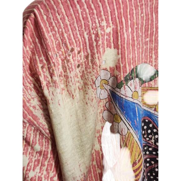 Vibrant Floral Star Women's Blouse - Picture 9 of 11